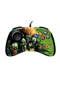 Manette Fight Pad Avec Fil Edition Street Fighter IV Pour Xbox 360 Par Mad Catz - Blanka