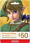 Carte Cadeau eSHOP 50$ (Nintendo)