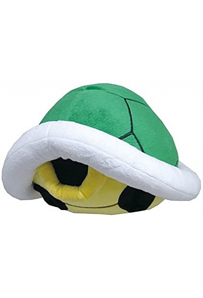 Coussin / Toutou Mario Kart - Carapace Verte 33 CM