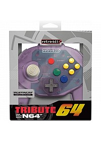 Manette Nintendo 64 / N64 Tribute 64 Par Retro-Bit - Mauve Atomic