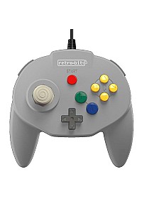 Manette Nintendo 64 / N64 Tribute 64 Par Retro-Bit - Grise