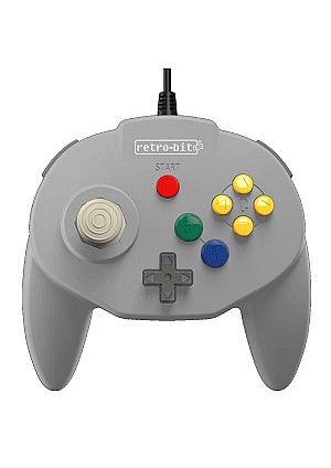 Manette Nintendo 64 / N64 Tribute 64 Par Retro-Bit - Grise