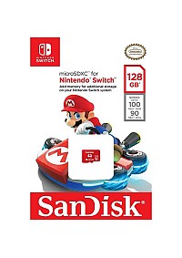 Carte MicroSDXC Pour Nintendo Switch Par Sandisk - 128 GB