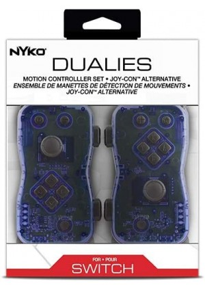 Ensemble De 2 Manettes Dualies Pour Nintendo Switch Par Nyko (Joy-Con Alternative) - Bleue