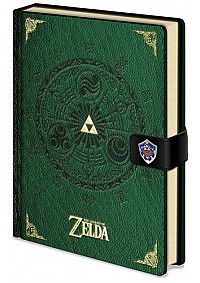 Carnet de Notes Imitation Cuir (Vert) Nintendo Par Pyramid America - Legend Of Zelda