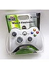 Manette Avec Fil USB (2 Mètres) Pour Xbox 360 / PC Windows 10 Par Old Skool - Blanche