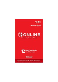 Carte Abonnement En Ligne Nintendo Switch Online de 12 Mois