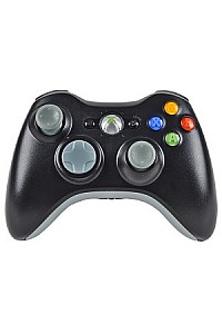 Manette Sans Fil Pour Xbox 360 Officielle Microsoft - Grise Noire