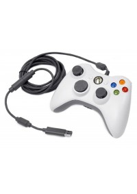 Manette Avec Fil Pour Xbox 360 Officielle Microsoft - Blanche