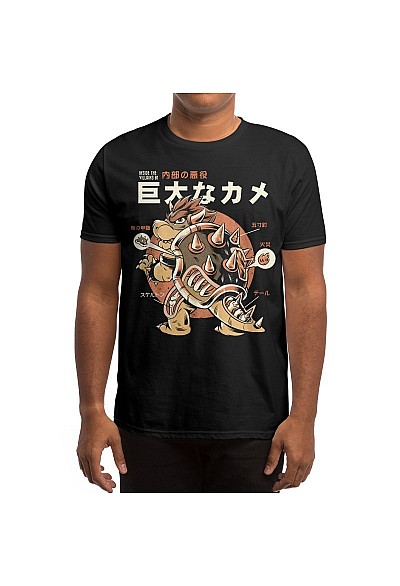 T-Shirt Threadless - Bowserzilla
