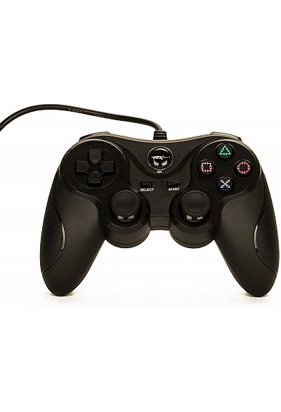 Manette Avec Fil USB (2 Mètres) Pour PS3 / Playstation 3 / PC Par TTX Tech - Noire