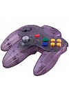 Manette Nintendo 64 / N64 Officielle Nintendo - Violet Atomique Transparente