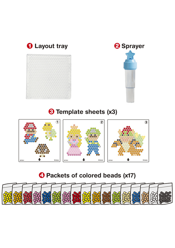 Kit Aquabeads : Super Mario Character Set