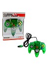 Manette Nintendo 64 / N64 Par Teknogame - Verte Transparente