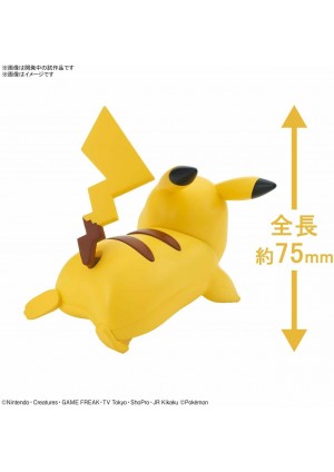 Model Kit Pokemon PLAMO #03 Par Bandai - Pikachu Battle Pose