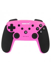 Wireless Pro Controller For Nintendo Switch By Evoretro - Pink