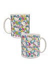 Tasse Hello Kitty 16 Onces Par Bioworld - Motifs Hello Kitty et Étoiles