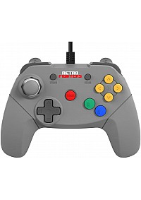Manette Nintendo 64 / N64 Brawler 64 Gamepad Par Retro Fighters - Grise