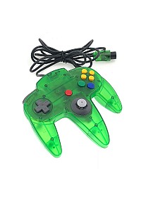 Manette Nintendo 64 / N64 Officielle Nintendo - Verte Transparente