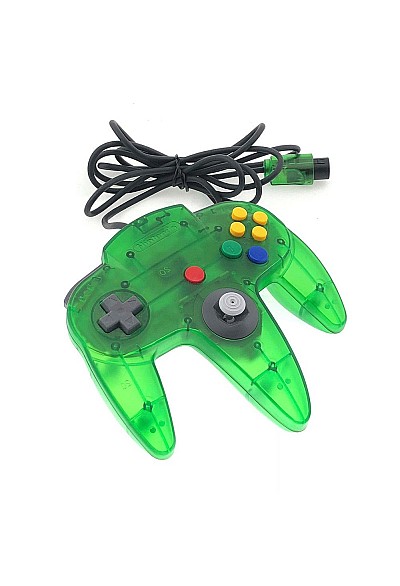 Manette Nintendo 64 / N64 Officielle Nintendo - Verte Transparente