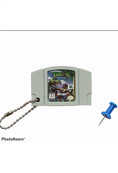 Porte-Clé Mini-Cartouche de N64 Par Chinook Crafts - Turok