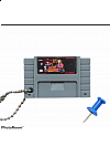 Porte-Clé Mini-Cartouche de SNES Par Chinook Crafts - Super Mario RPG Legend of the Seven Stars