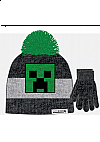 Ensemble Hivernal Minecraft par Bioworld - Tuque et Mitaine