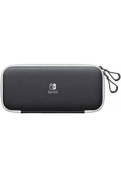 Étui De Transport Souple Pour Nintendo Switch / Oled Avec Protecteur d'écran Oled Standard - Noir