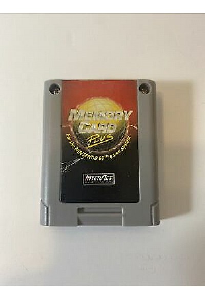 Carte Mémoire / Controller Pak (Pack) Pour Nintendo 64 / N64 Par Interact - Memory Card Plus