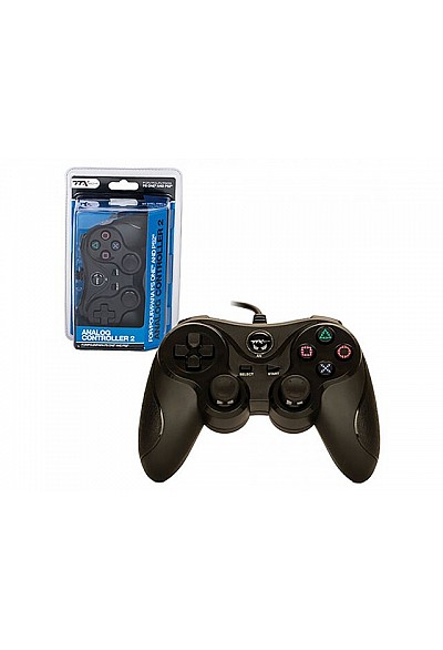 Manette Pour PS2 / Playstation 2 / PS1 Par TTX Tech - Noire