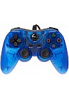 Manette Pour PS2 / Playstation 2 / PS1 Par TTX Tech - Bleue Transparente