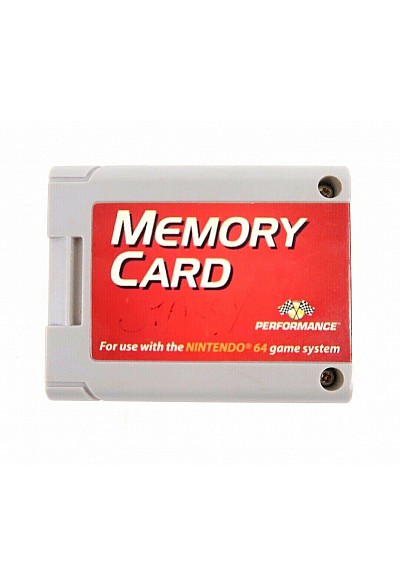 Carte Mémoire / Controller Pak (Pack) Pour Nintendo 64 / N64 Par Performance