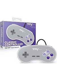 Manette Pour SNES / Super NES Par TTX Tech - Grise