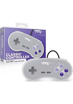 Manette Pour SNES / Super NES Par TTX Tech - Grise