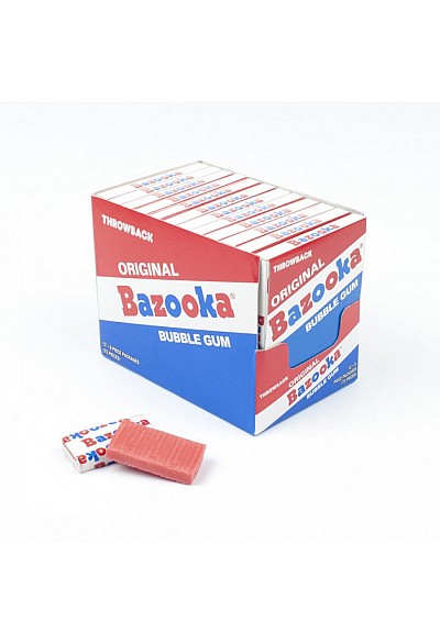 Gomme à Mâcher Bazooka - Paquet de 6 Morceaux