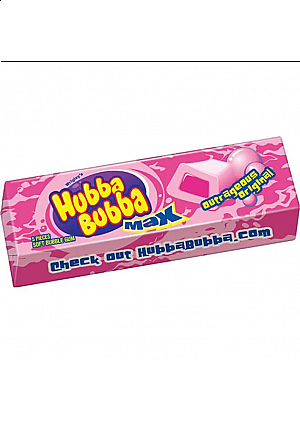 Gomme à Mâcher Wrigley Hubba Bubba Max Outrageously Original - 5 Morceaux