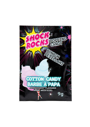 Bonbons Pétillants Shock Rocks - Barbe à Papa (9g)