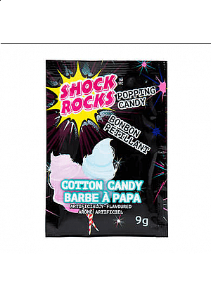 Bonbons Pétillants Shock Rocks - Barbe à Papa (9g)