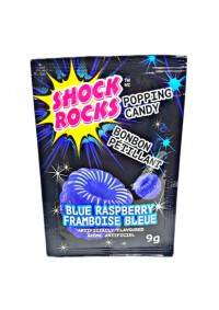 Bonbons Pétillants Shock Rocks - Framboise Bleue (9g)