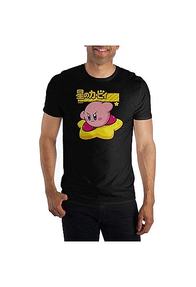 T-Shirt Kirby Par Bioworld - Kirby, Kanji et Warpstar