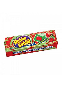 Gomme à Mâcher Wrigley Hubba Bubba Max Fraise Et Melon - 5 Morceaux