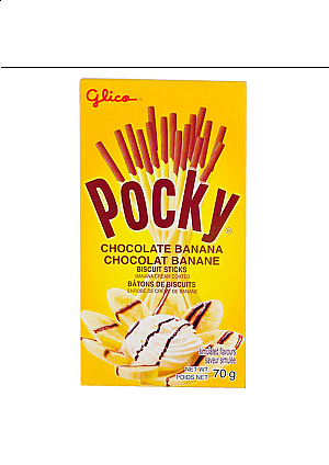 Bâton de Biscuits Pocky par Glico - Chocolat Et Bananes 70G