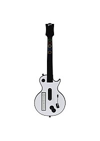 Guitare De Guitar Hero Sans Fil Pour Wii Modèle Legends Of Rock Gibson Les Paul - Noire Et Blanche