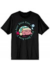T-Shirt Kirby Par Bioworld - Sieste (Noir)