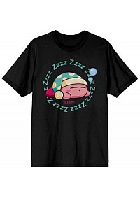 T-Shirt Kirby Par Bioworld - Sieste (Noir)