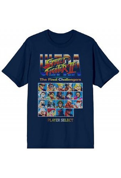 T-Shirt Ultra Street Fighter II Par Bioworld  - Character Select
