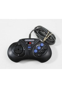 Manette 6 Boutons Pour Sega Genesis Par Performance - Noire