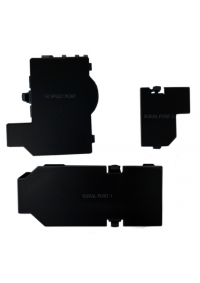 Paquet De 3 Couvercles de Remplacement pour Port Serial/Expansion Gamecube - Noir