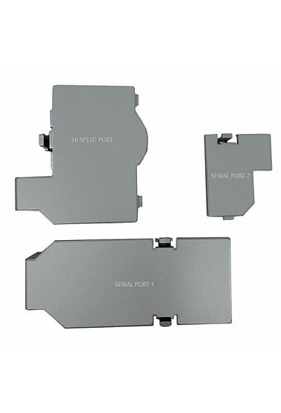 Paquet De 3 Couvercles de Remplacement pour Port Serial/Expansion Gamecube - Argent