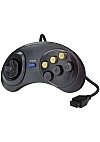 Manette 6 Boutons Pour Sega Genesis Marque Inconnue - Noire